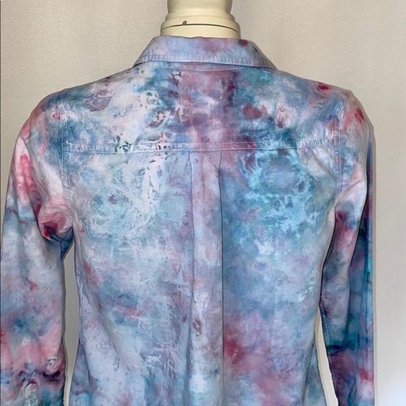 *CUSTOM DYED BUTTON DOWN SHIRT - Picture 5 of 6